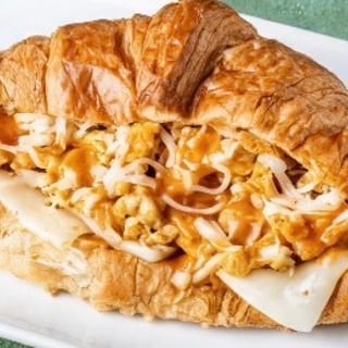 Buffalo Chicken with Cheese Croissant Sandwich