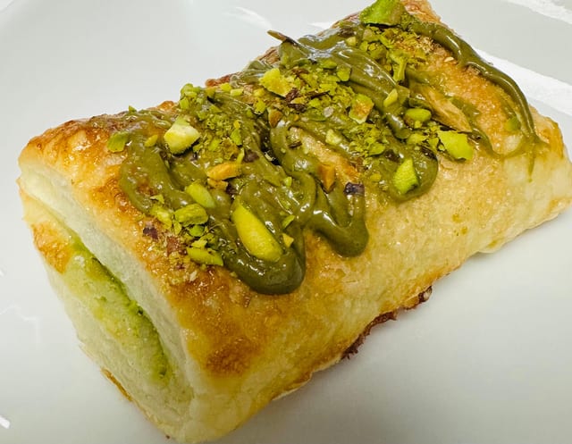 Pistachio Puff Pastry.